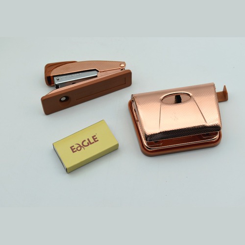 Eagle Gift Set | Stapler And Paper Punching Machine For Office Use Men, Girl,Corporate Gifts